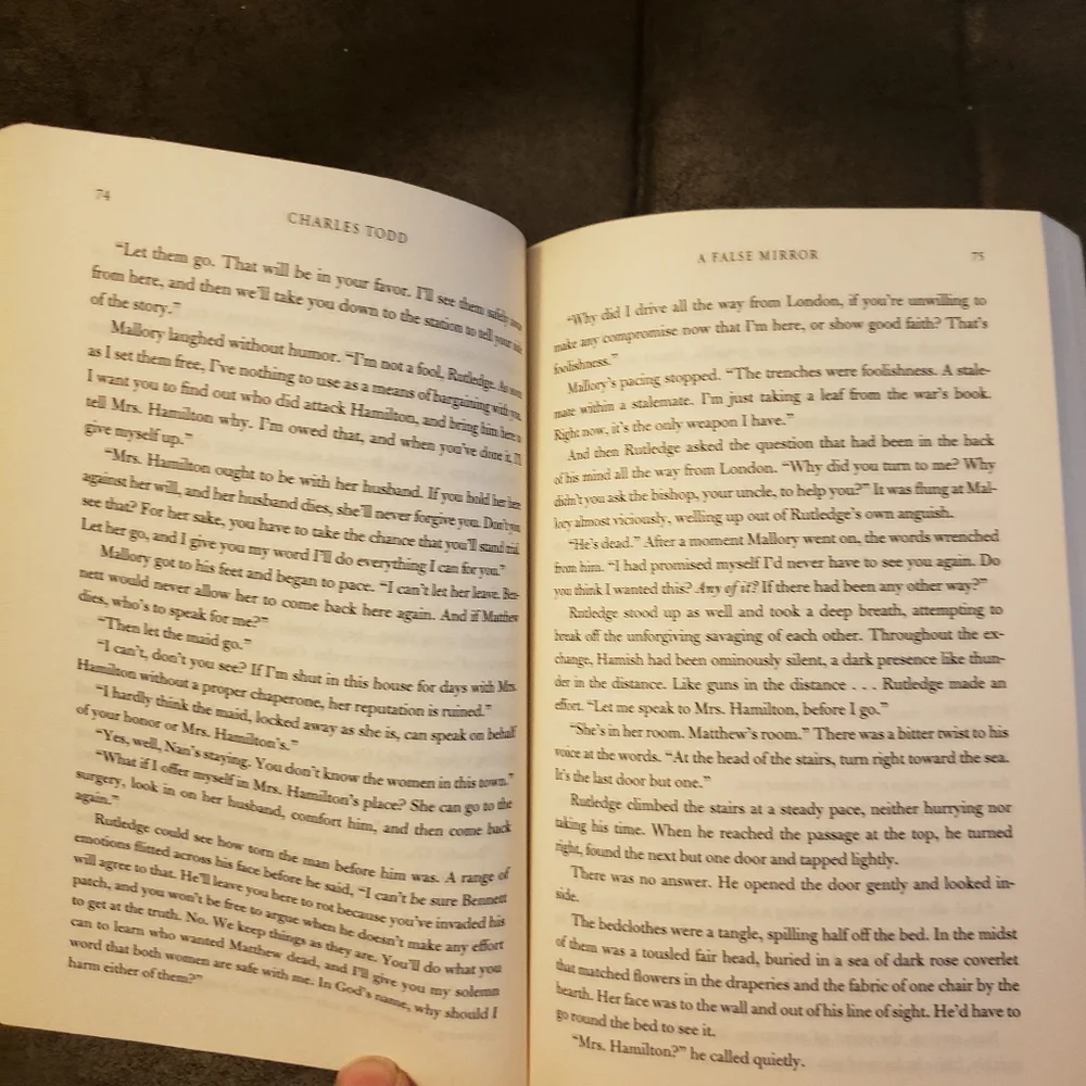 A False‎ Mirror by Charles Todd  Paperback
